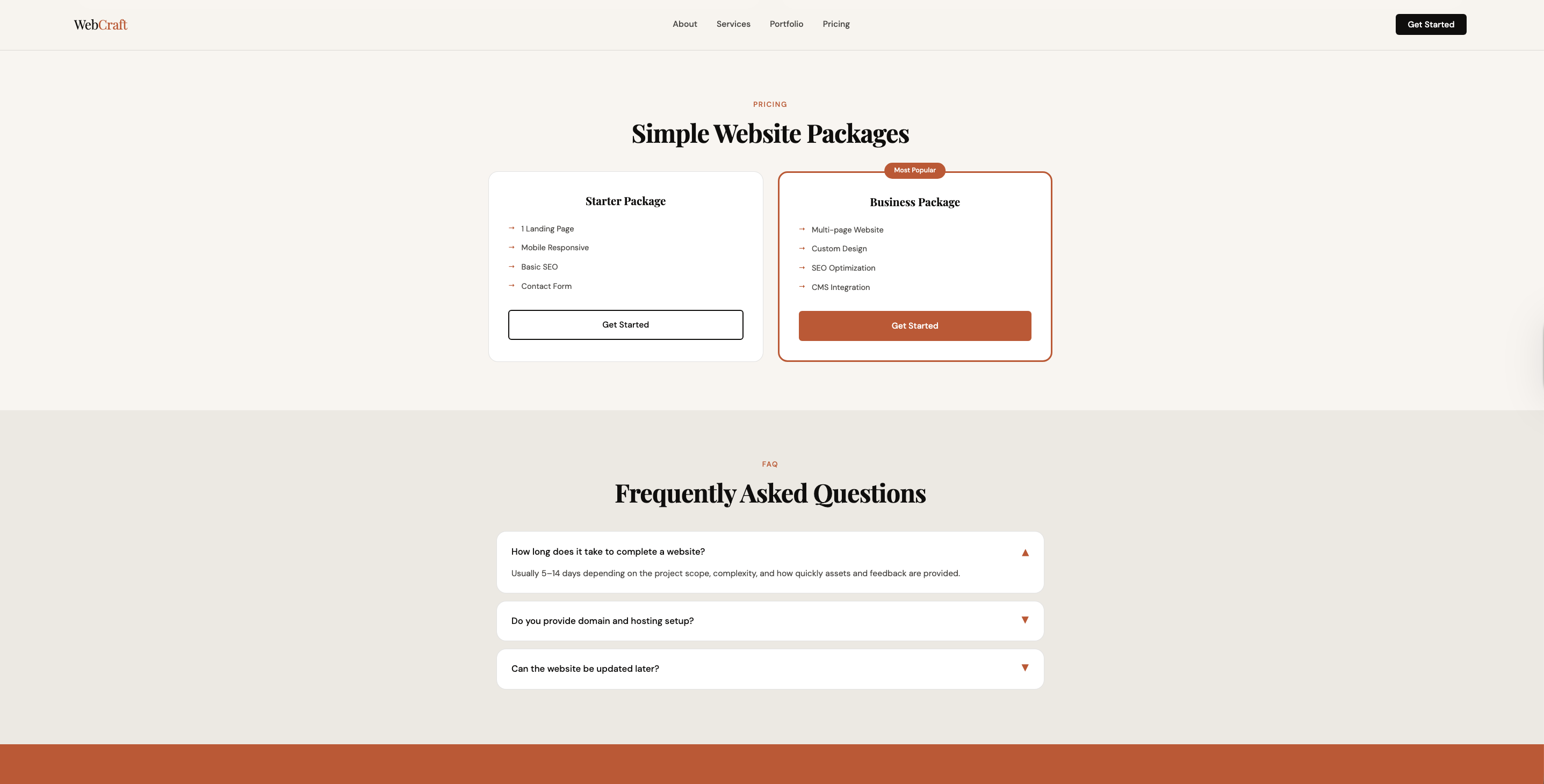 Landing Page Designs